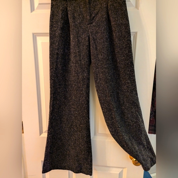 Tweed Wide Leg Overalls - Picture 2 of 6